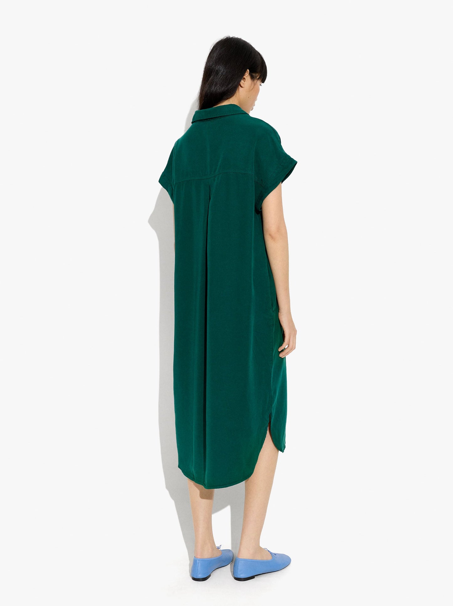 Shirt Dress 100% Lyocell