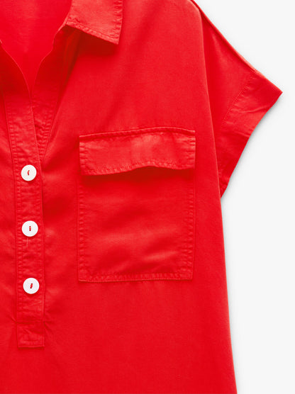 Shirt Dress 100% Lyocell