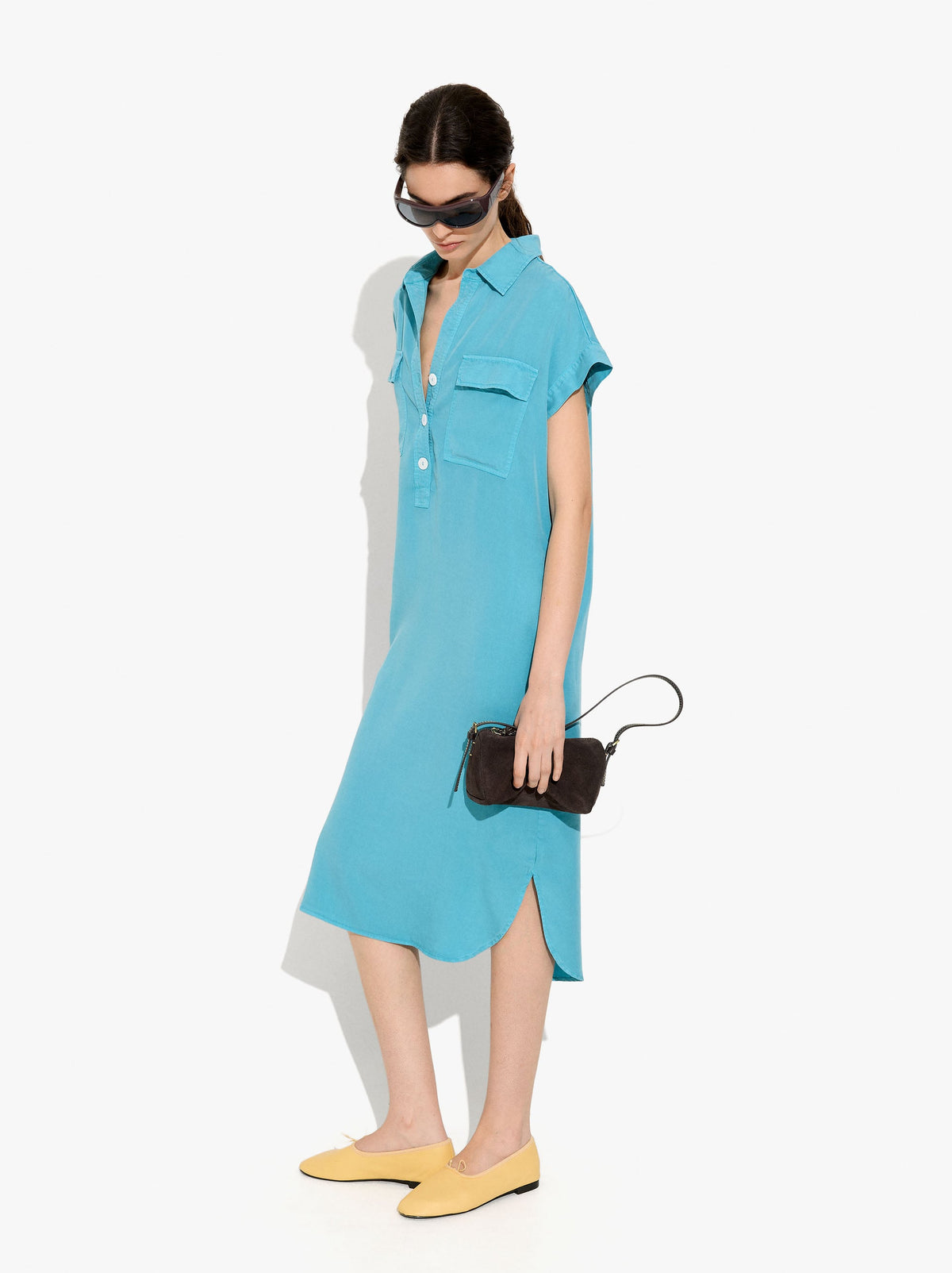 Shirt Dress 100% Lyocell
