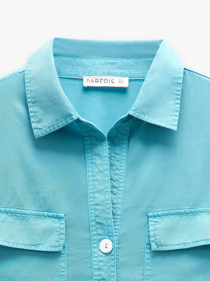Shirt Dress 100% Lyocell