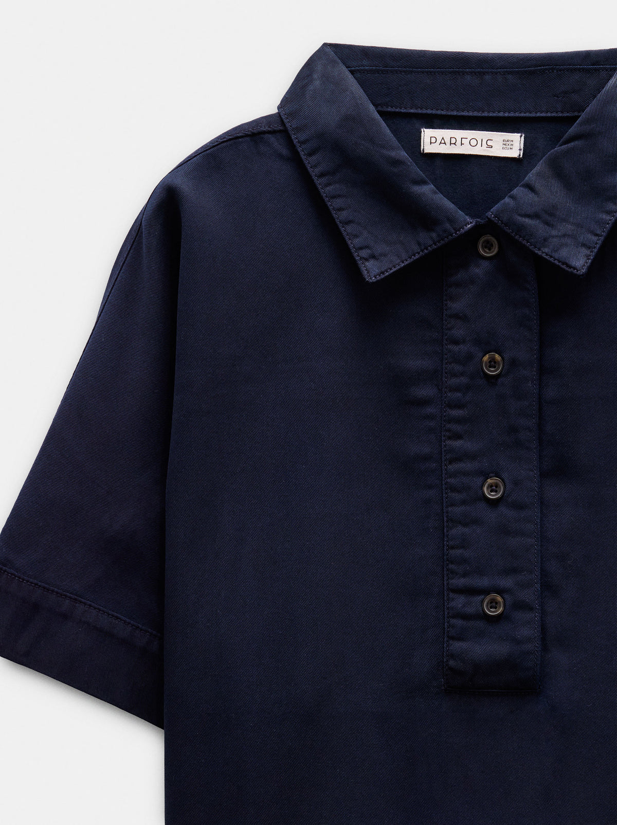Blouse With 100% Lyocell Collar