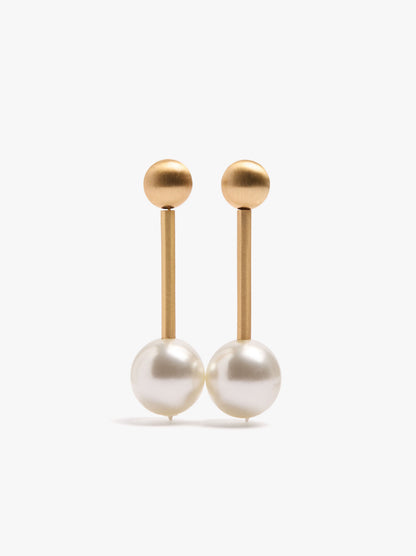 Pearl Bar Earrings