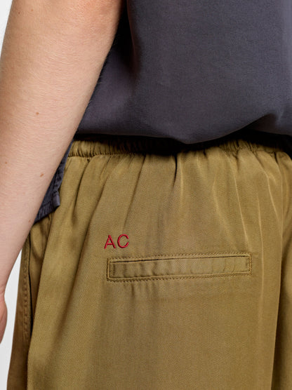 100% Lyocell Trousers With Adjustable Drawstring