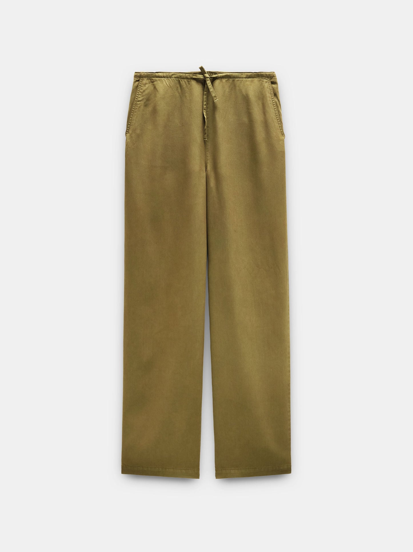 100% Lyocell Trousers With Adjustable Drawstring