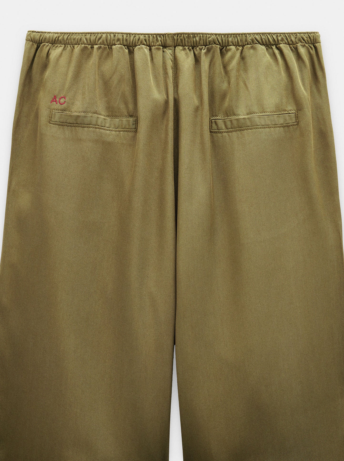 100% Lyocell Trousers With Adjustable Drawstring