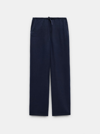 100% Lyocell Trousers With Adjustable Drawstring