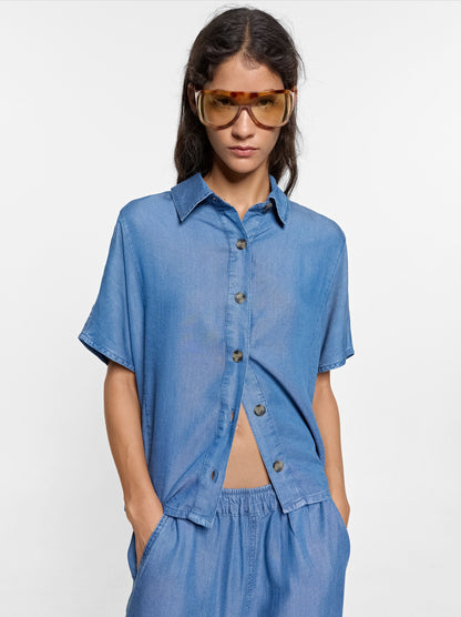 Shirt Short-Sleeved 100% Lyocell