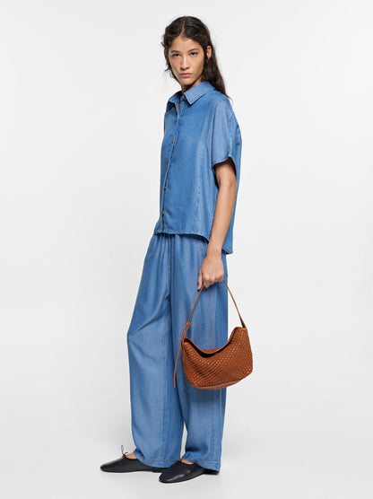 Trousers With Elastic Waist 100% Lyocell