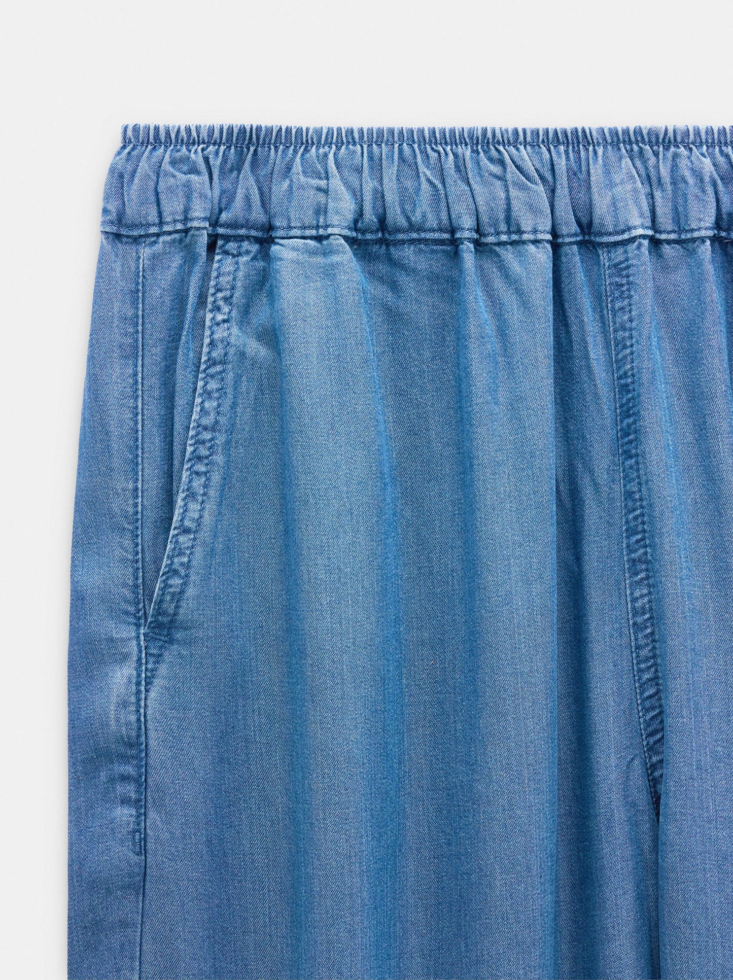 Trousers With Elastic Waist 100% Lyocell