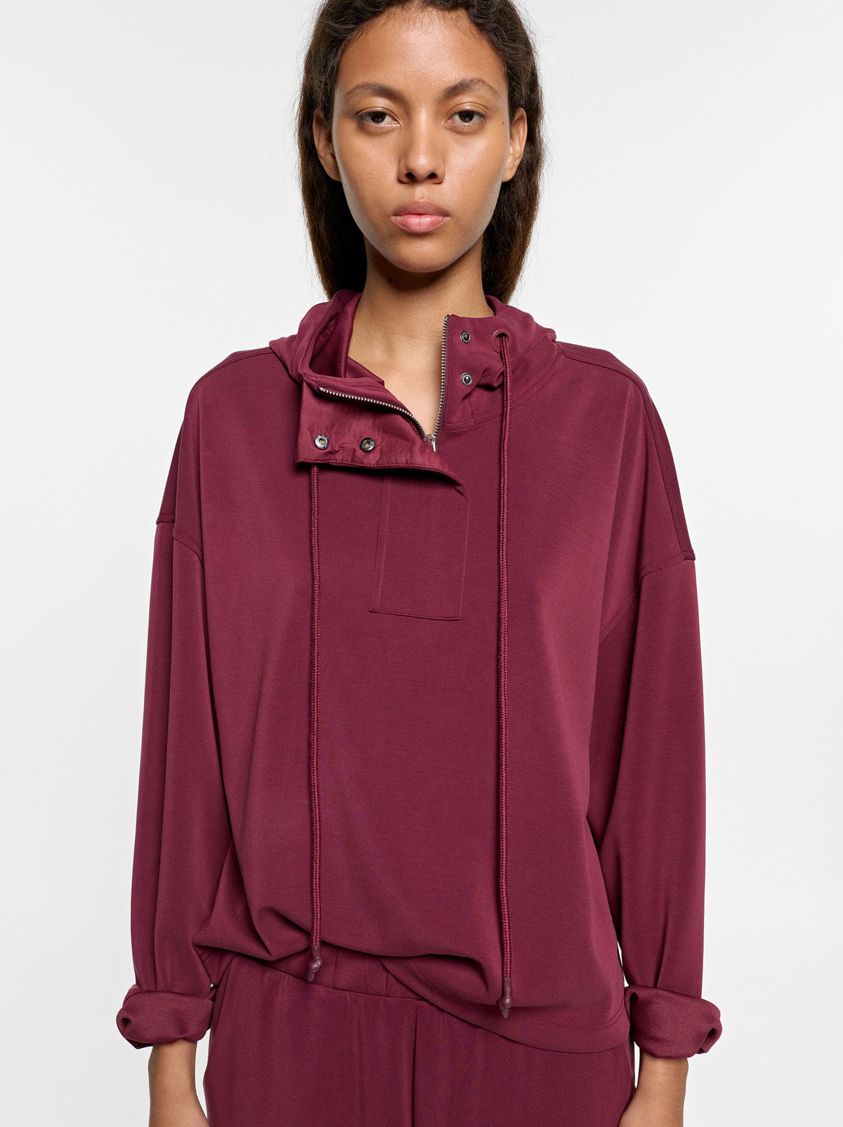 Knit Hoodie Soft Touch