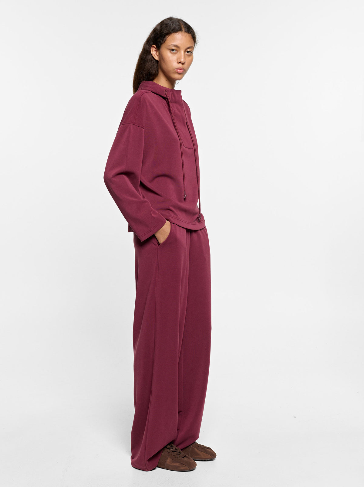 Knit Hoodie Soft Touch