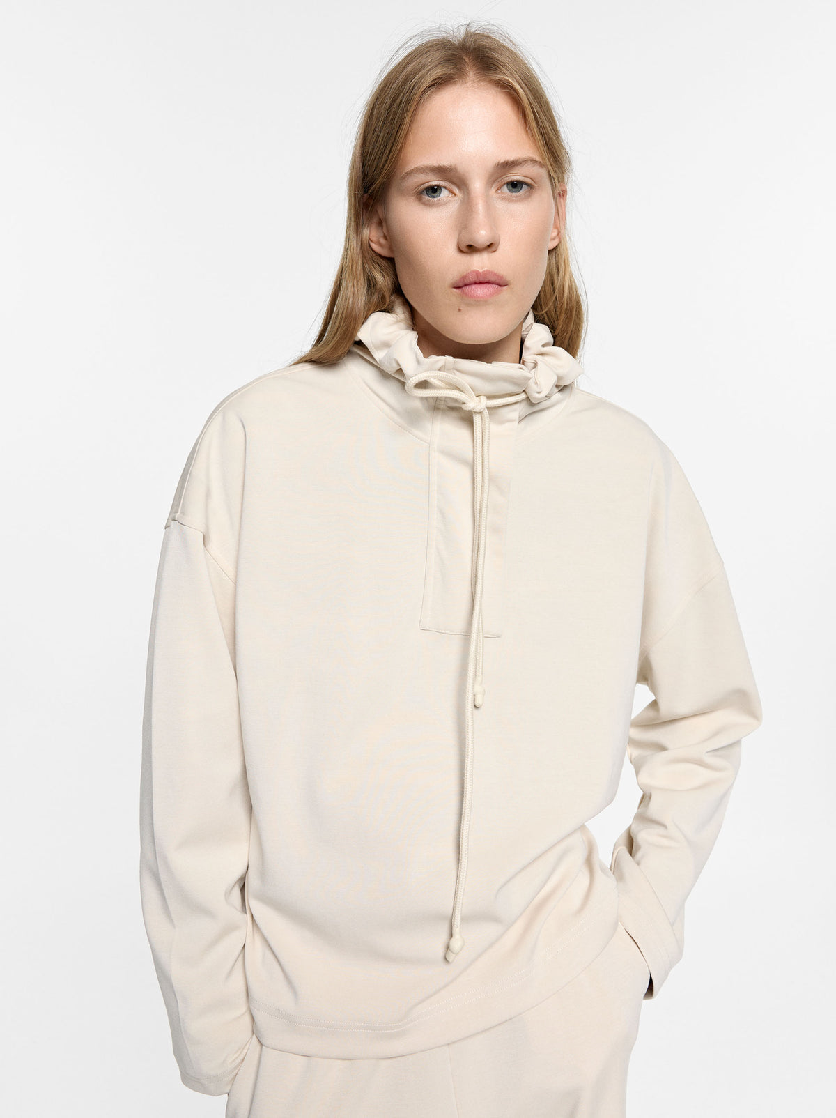 Knit Hoodie Soft Touch