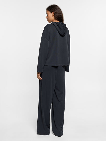 Loose-Fitting Trousers With Elastic Waistband Soft Touch
