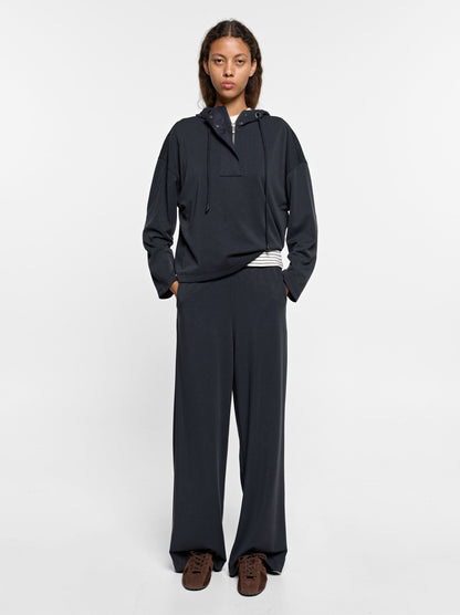 Loose-Fitting Trousers With Elastic Waistband Soft Touch