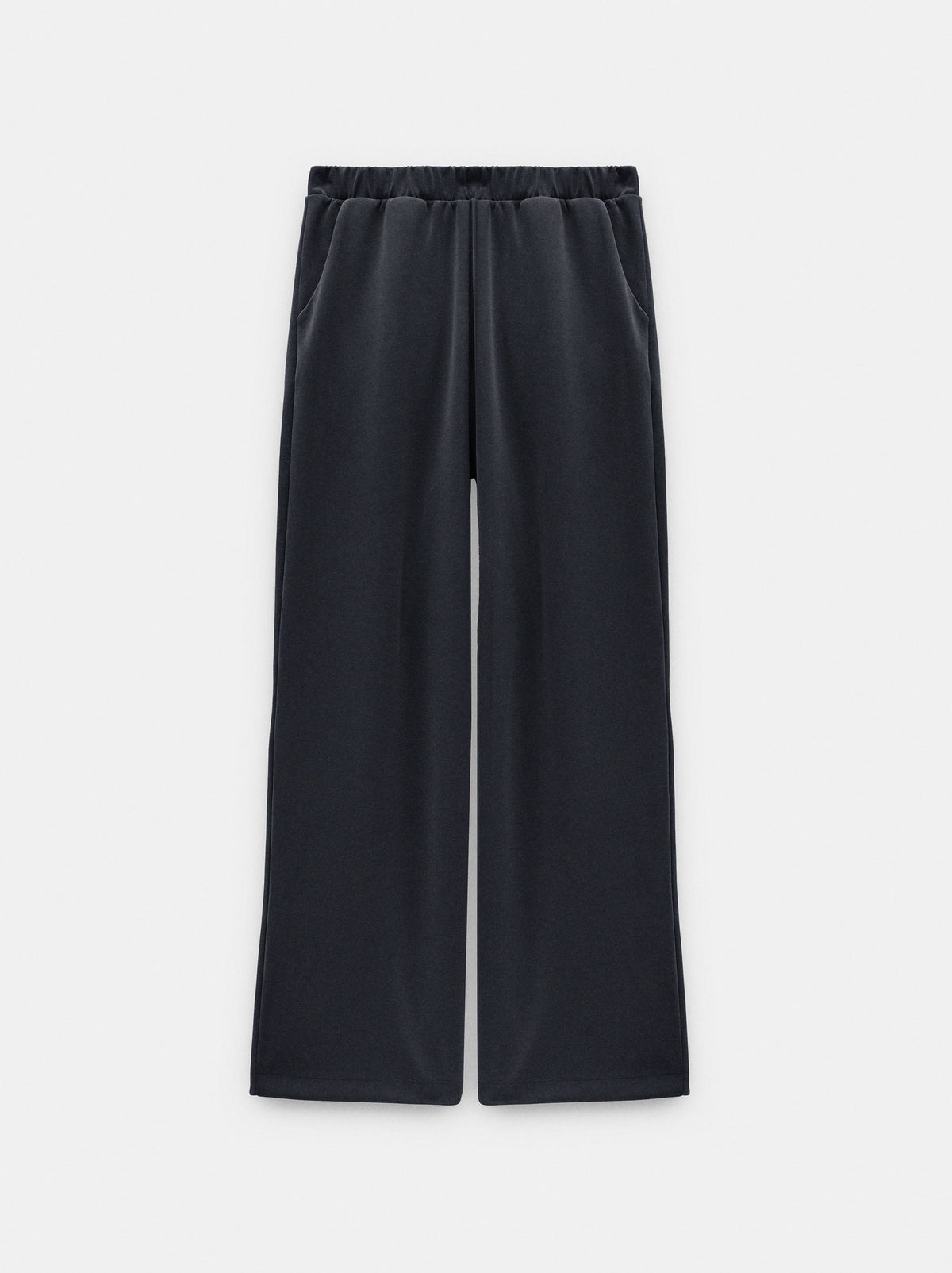 Loose-Fitting Trousers With Elastic Waistband Soft Touch