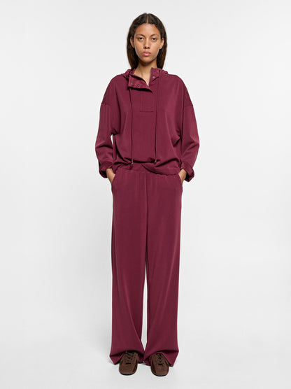 Loose-Fitting Trousers With Elastic Waistband Soft Touch