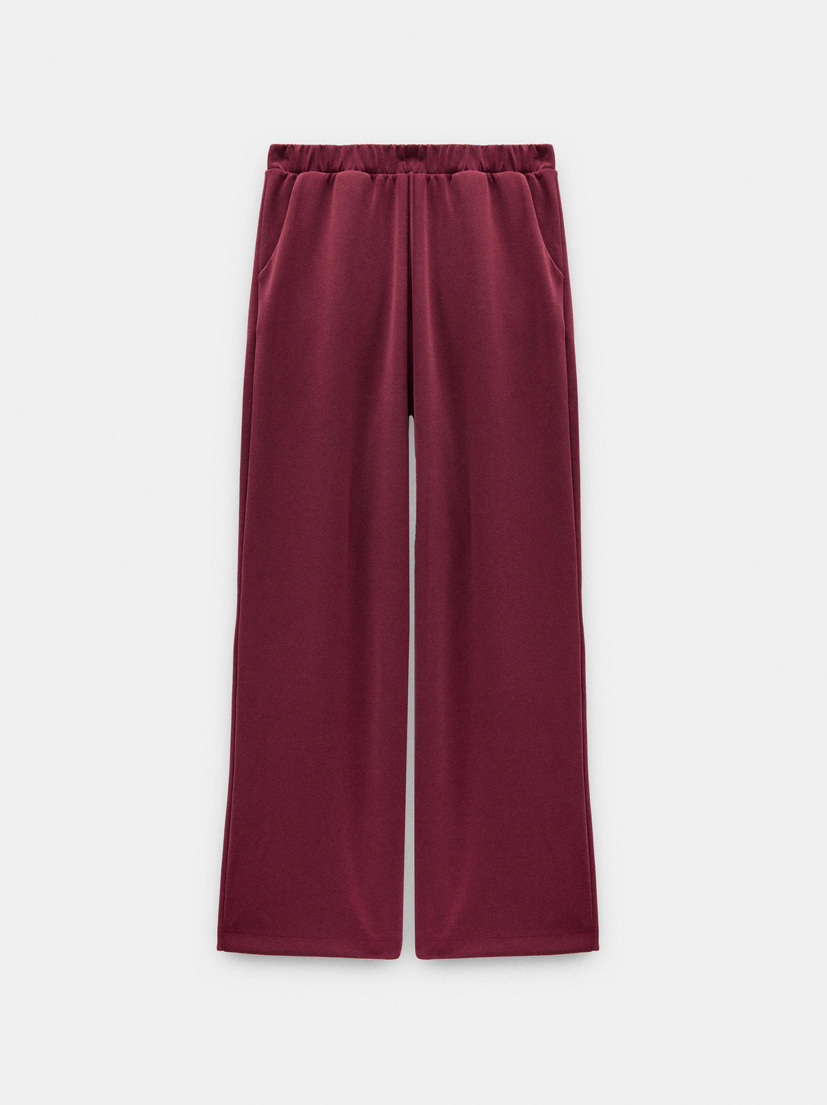 Loose-Fitting Trousers With Elastic Waistband Soft Touch