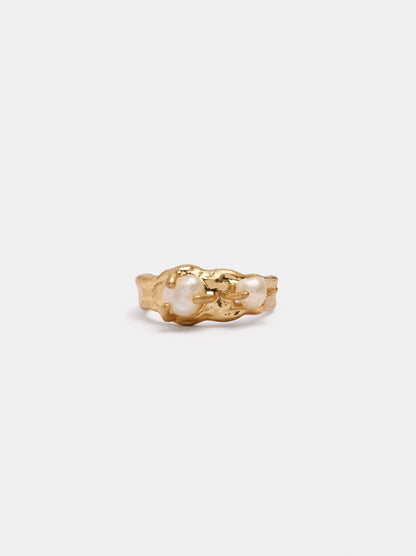 Ring With Freshwater Pearl
