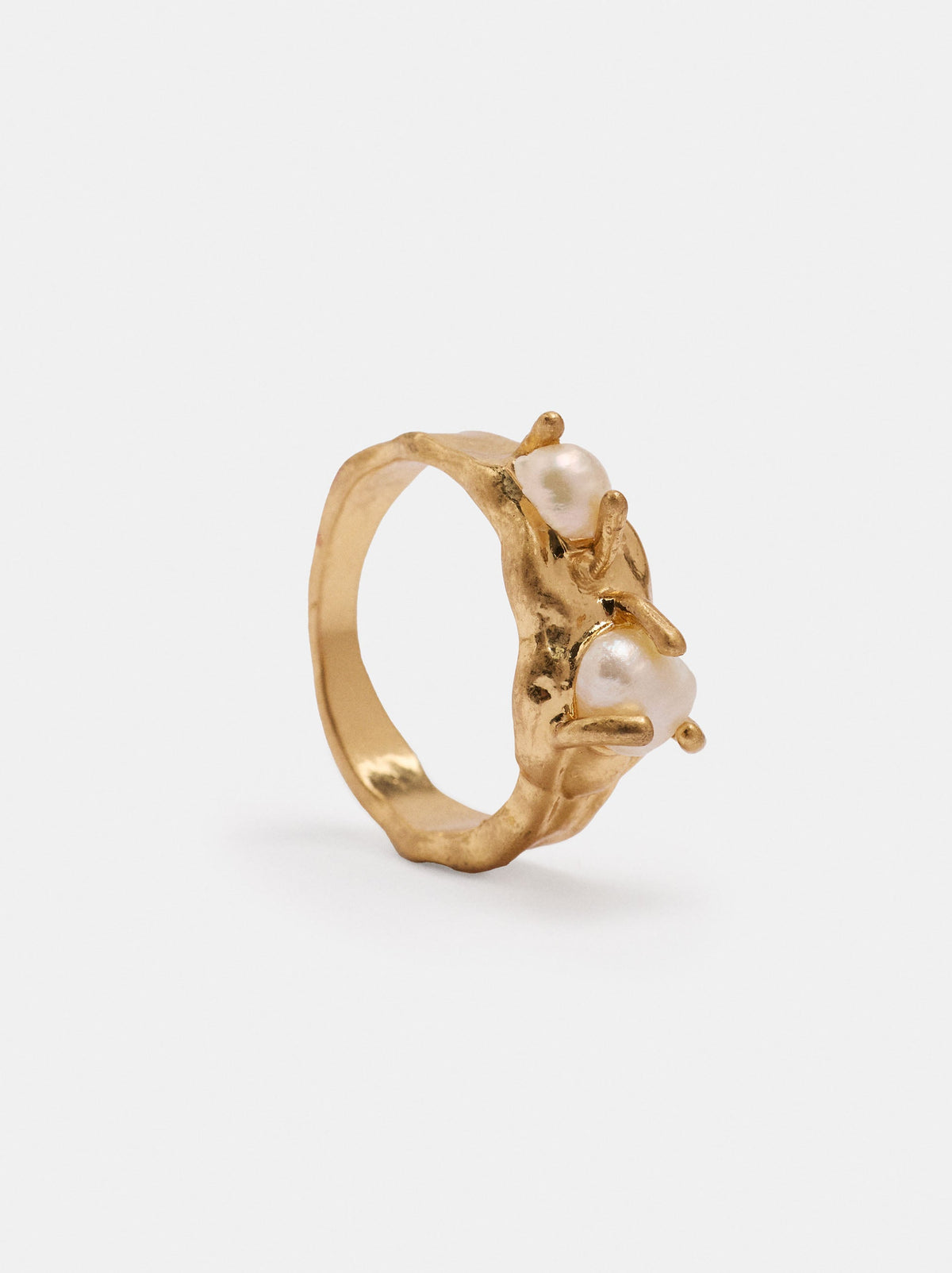 Ring With Freshwater Pearl