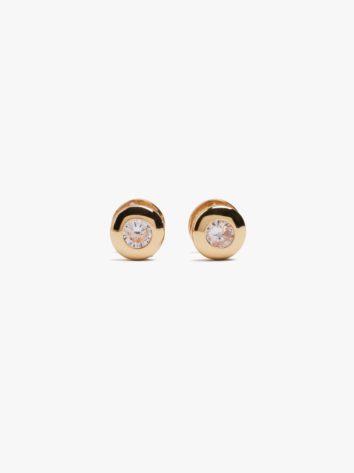 Round Zirconia Earrings