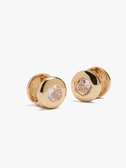 Round Zirconia Earrings