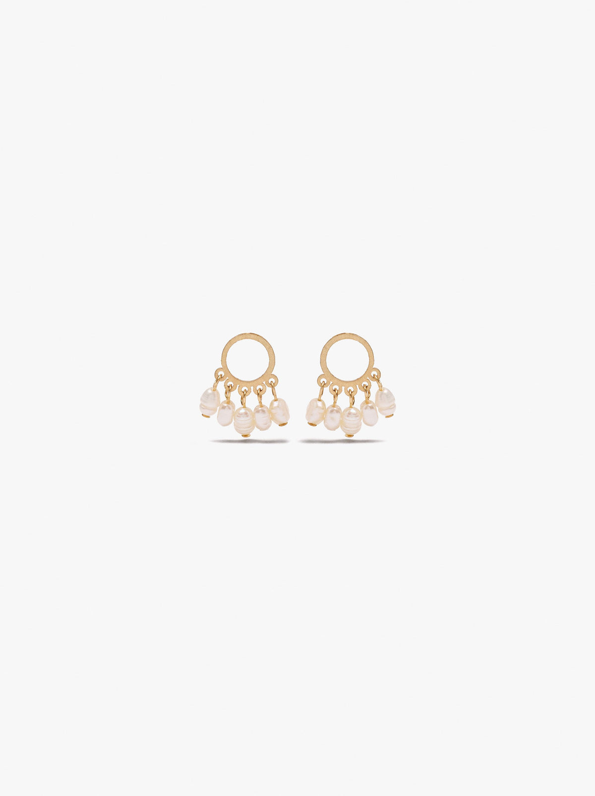 Freshwater Pearl Hoop Earrings