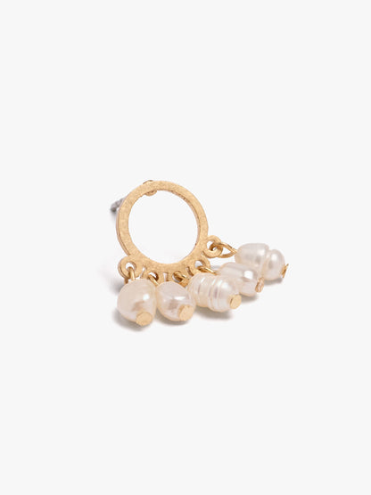 Freshwater Pearl Hoop Earrings