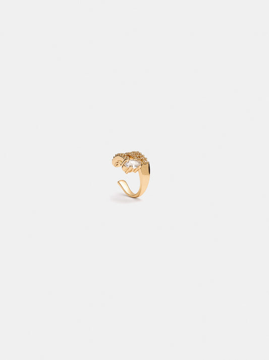 Triple-Effect Ear Cuff With Cubic Zirconia