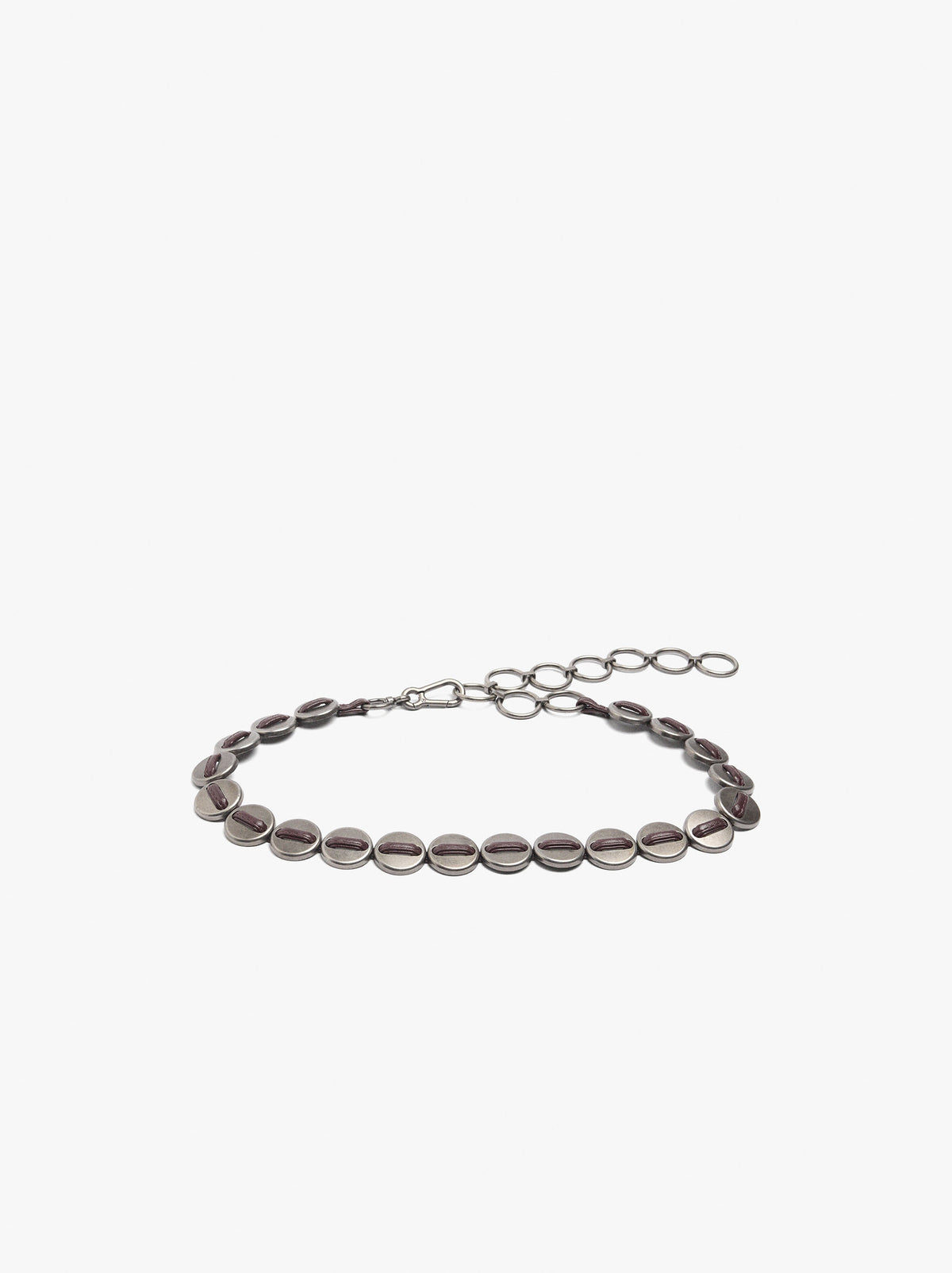 Belt With Metal Discs
