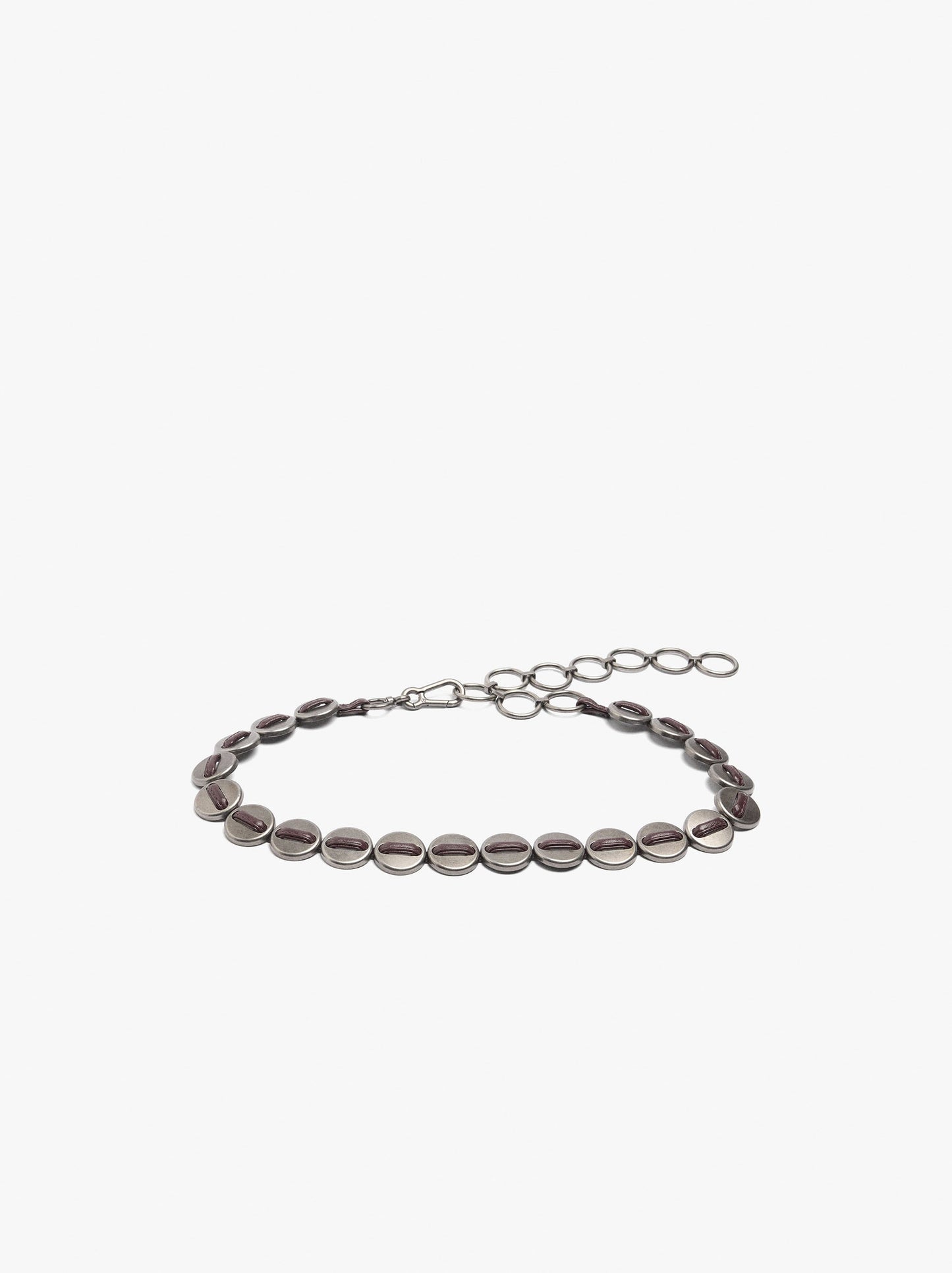 Belt With Metal Discs