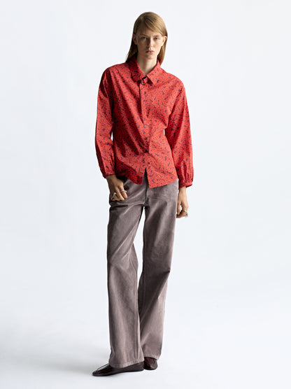 100% Cotton Floral Printed Shirt