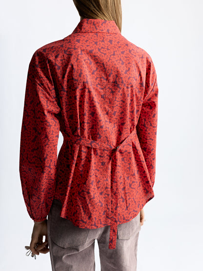 100% Cotton Floral Printed Shirt