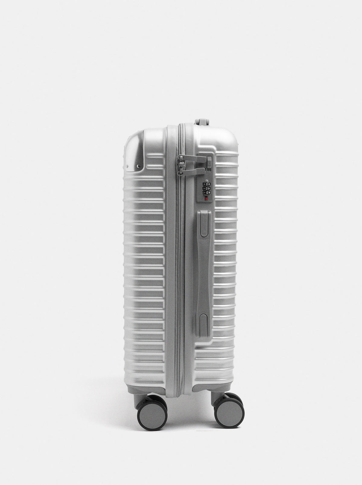 Striped Travel Suitcase L