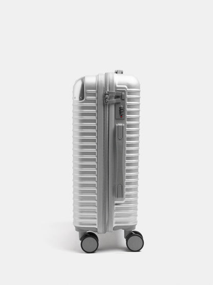 Striped Travel Suitcase L