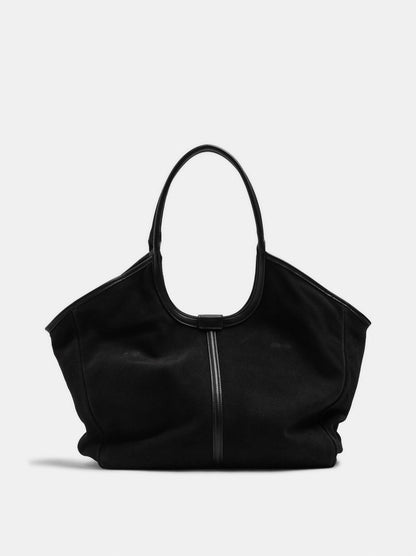 Leather Shopper Bag For Laptop 15"