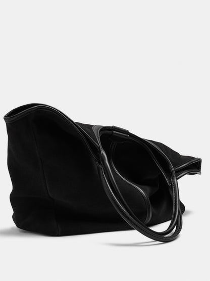 Leather Shopper Bag For Laptop 15"