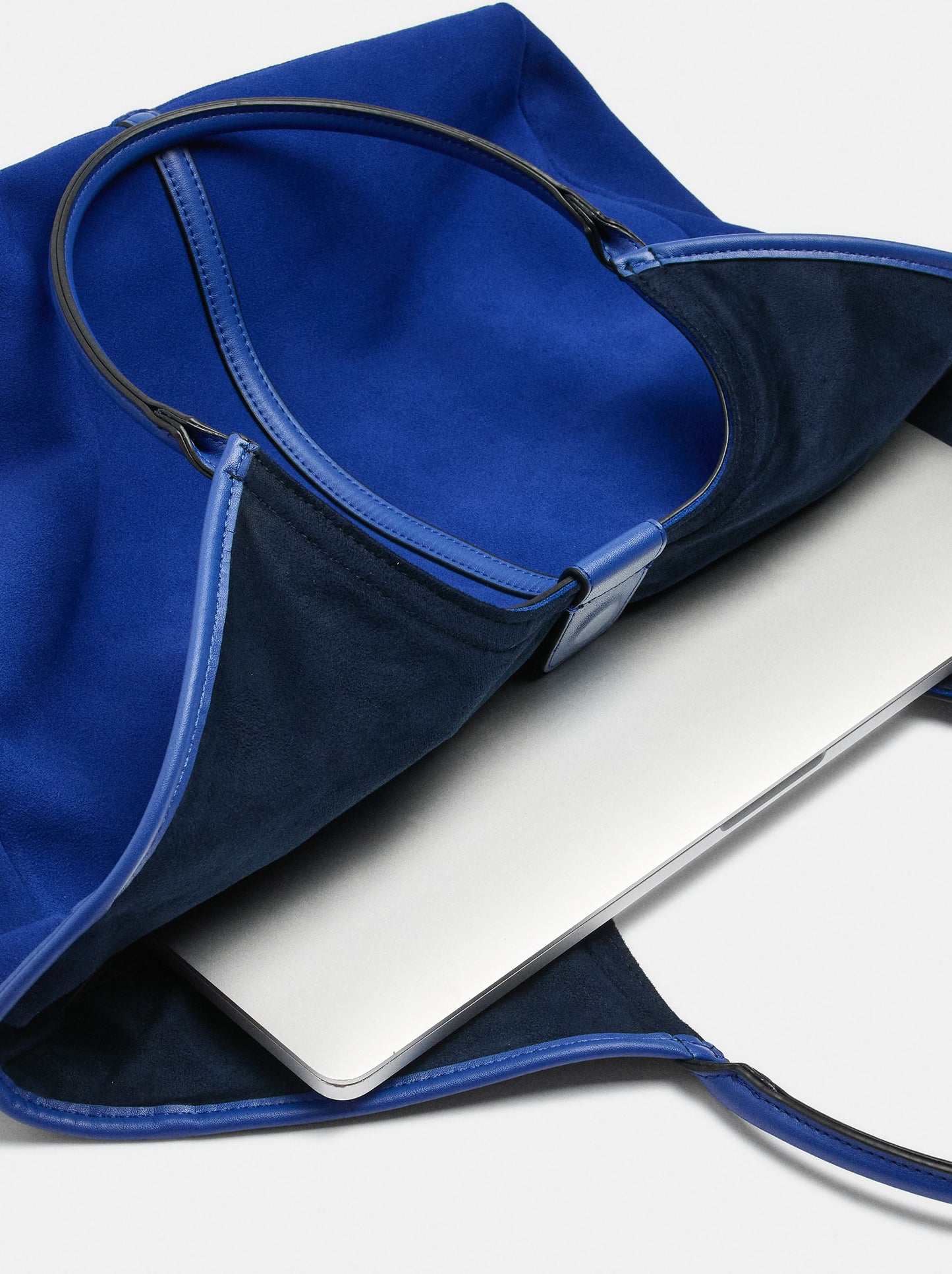 Leather Shopper Bag For Laptop 15"