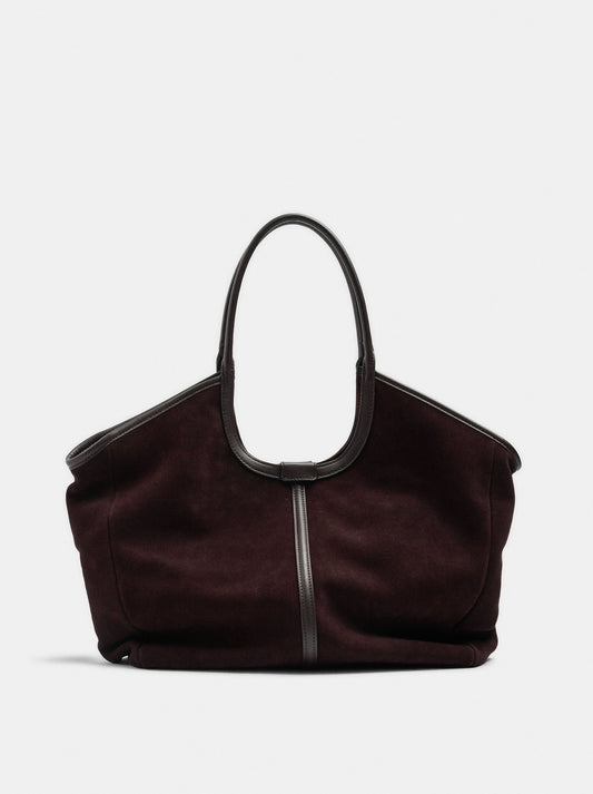 Leather Shopper Bag For Laptop 15"