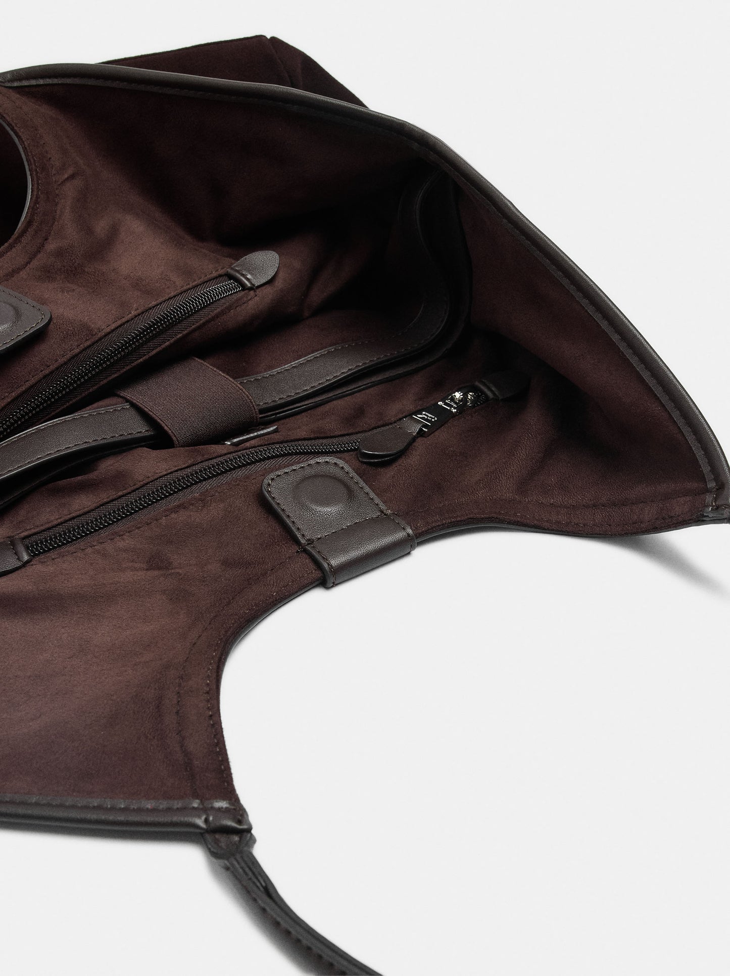 Leather Shopper Bag For Laptop 15"