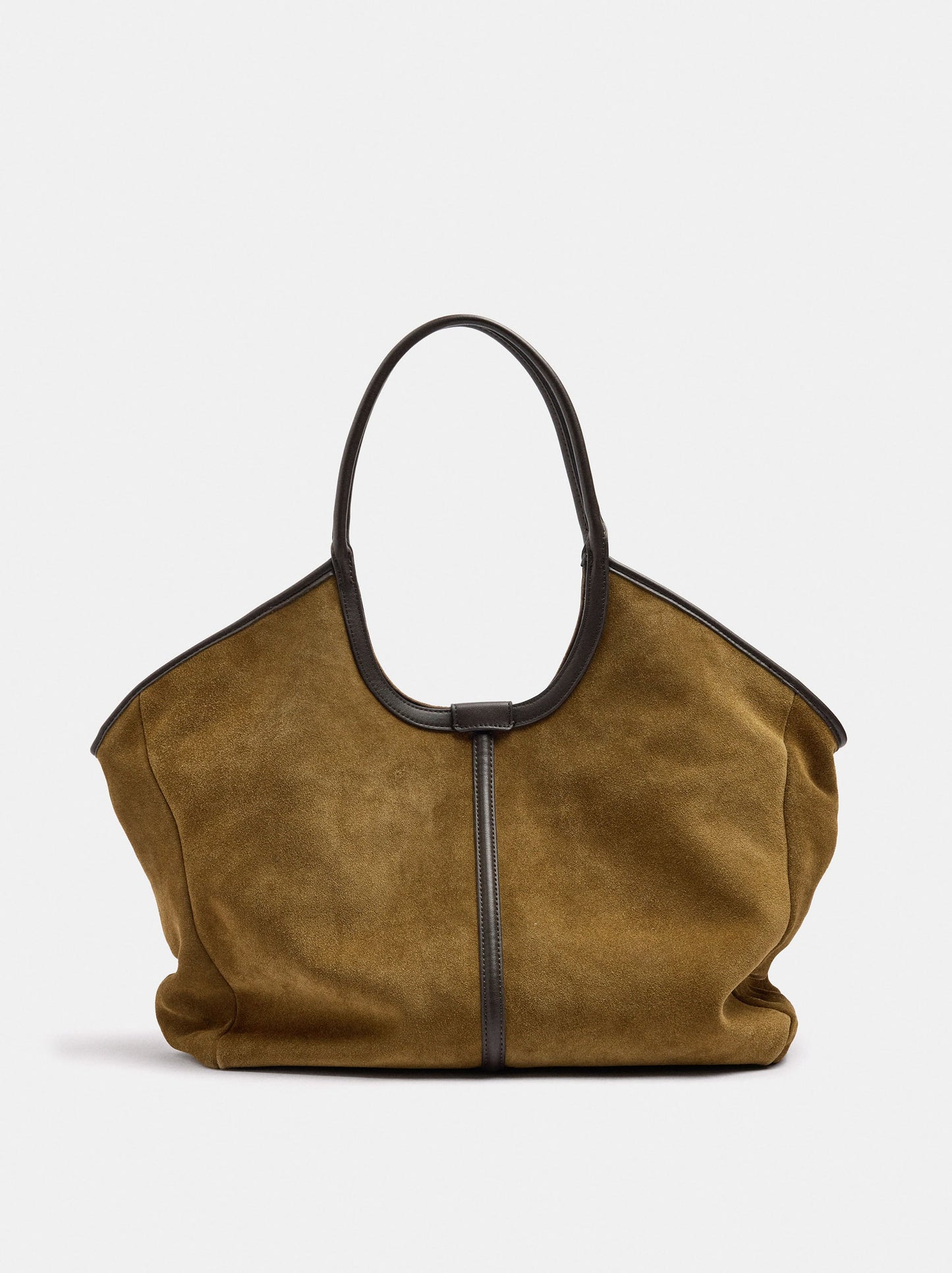 Leather Shopper Bag For Laptop 15"