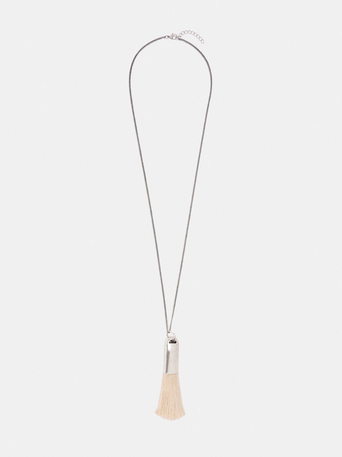 Long Necklace With Tassel Pendant