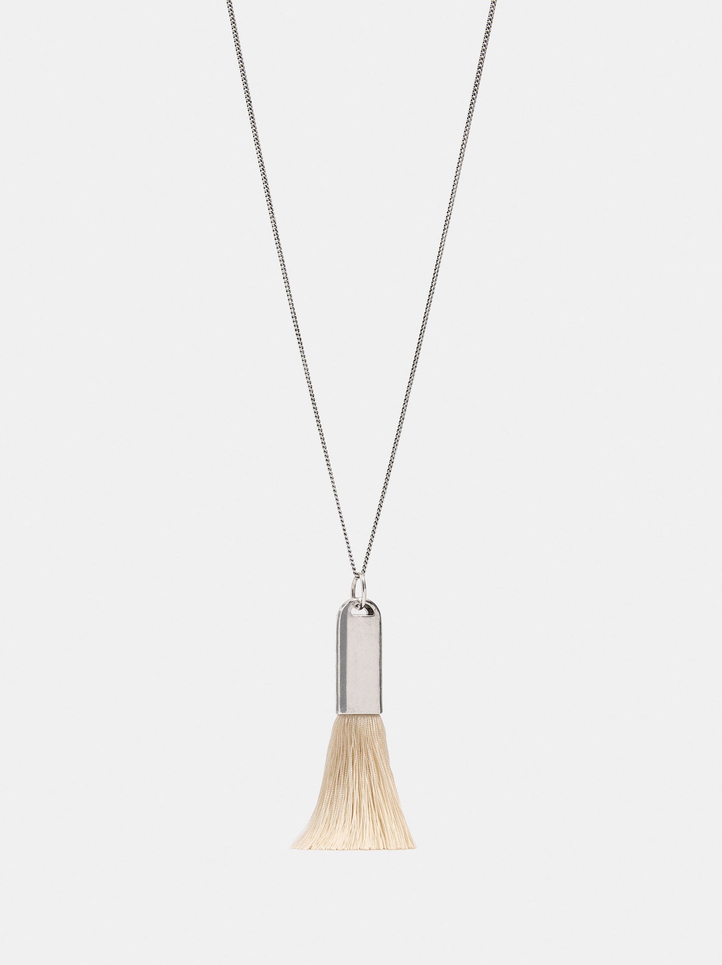 Long Necklace With Tassel Pendant