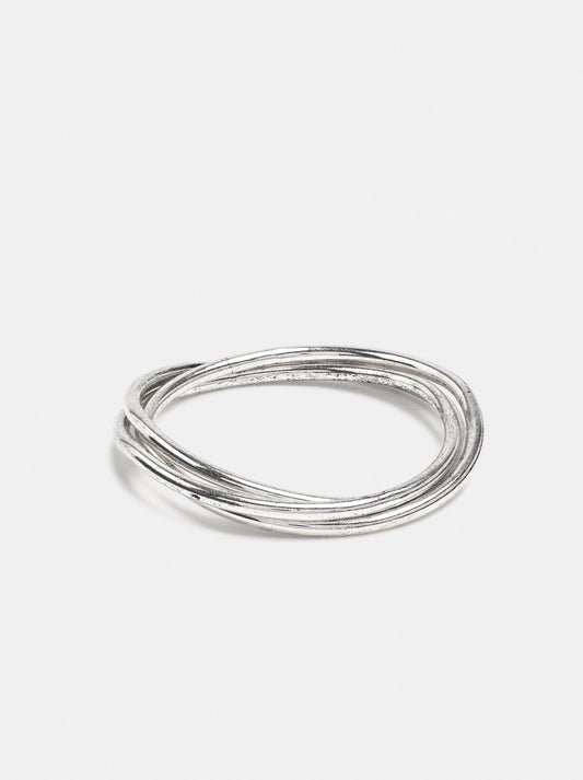 Bracelet With Interlinked Hoops