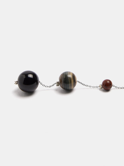 Long Spherical Earrings