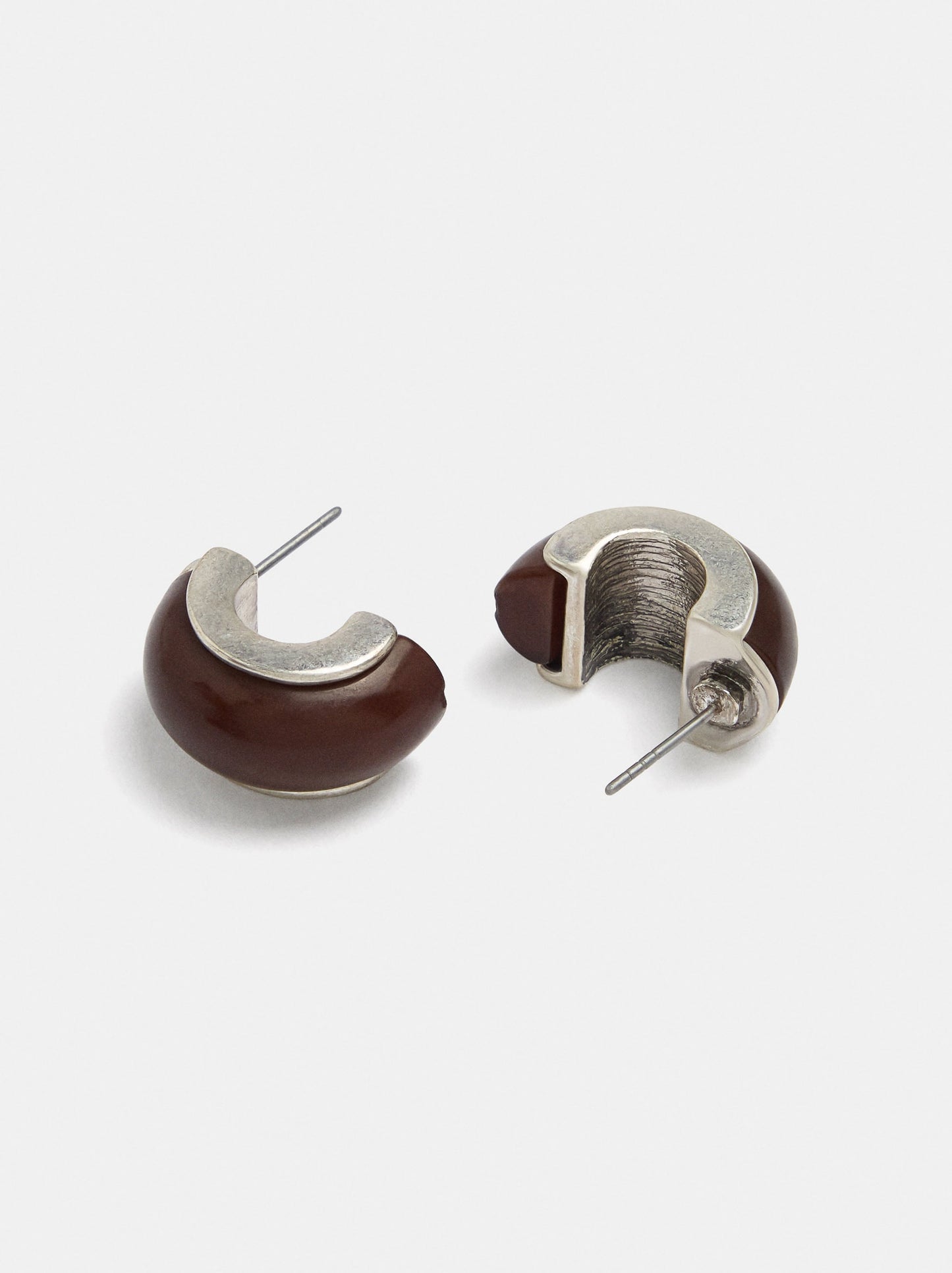Chunky Open Hoop Earrings