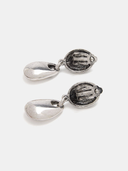 Long Earrings With Oval Stones