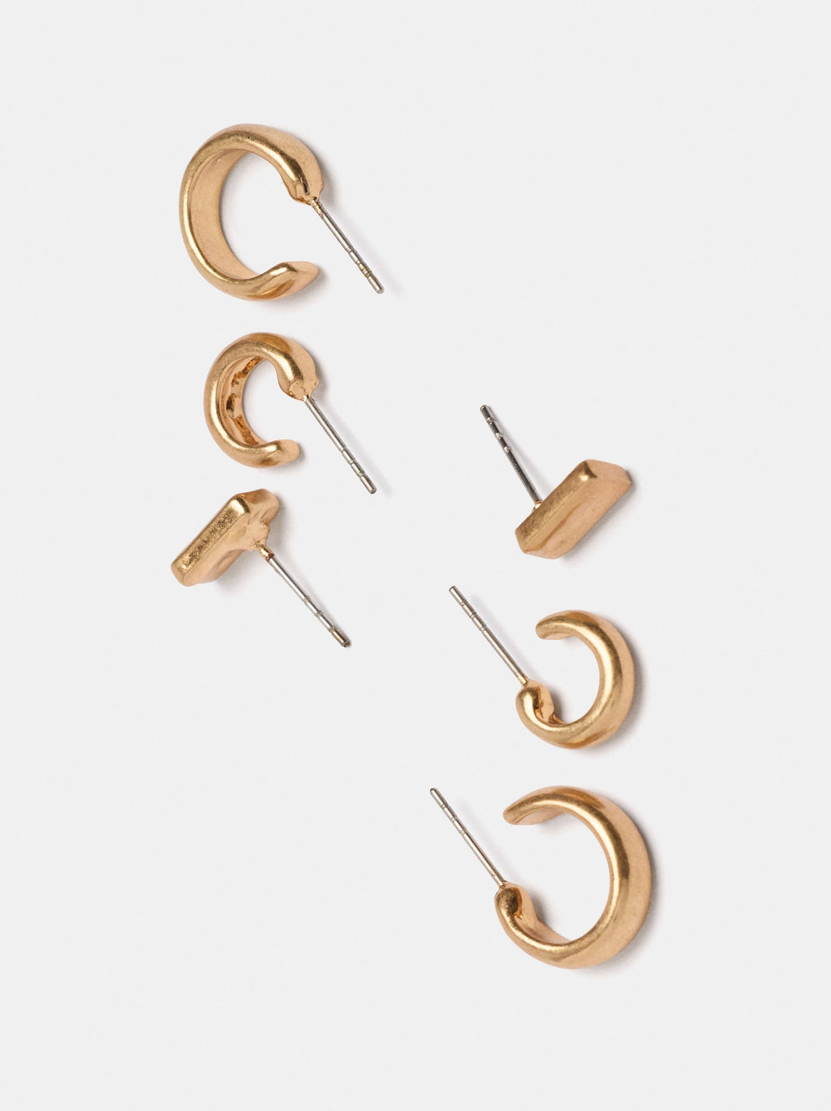 Set Of Gold Earrings