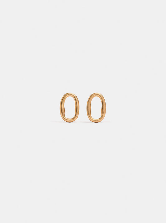 Oval Hoop Earrings