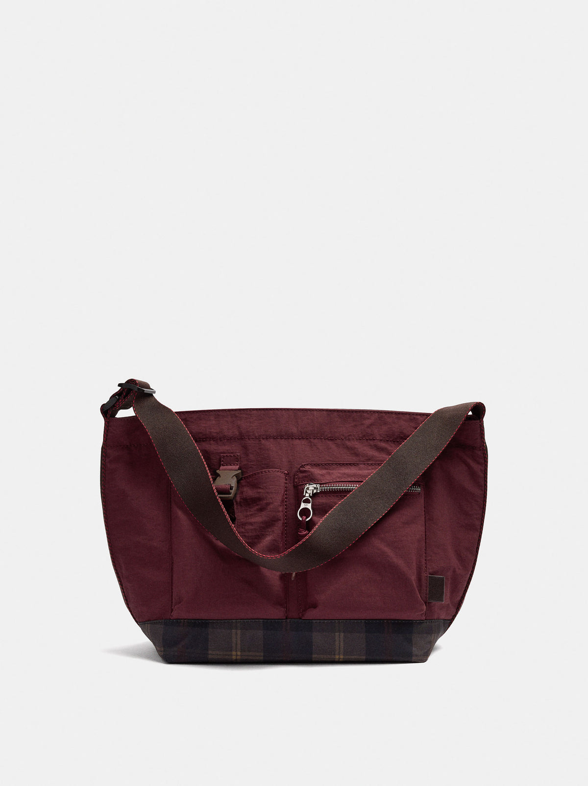 Nylon Lunch Bag With Exterior Pockets