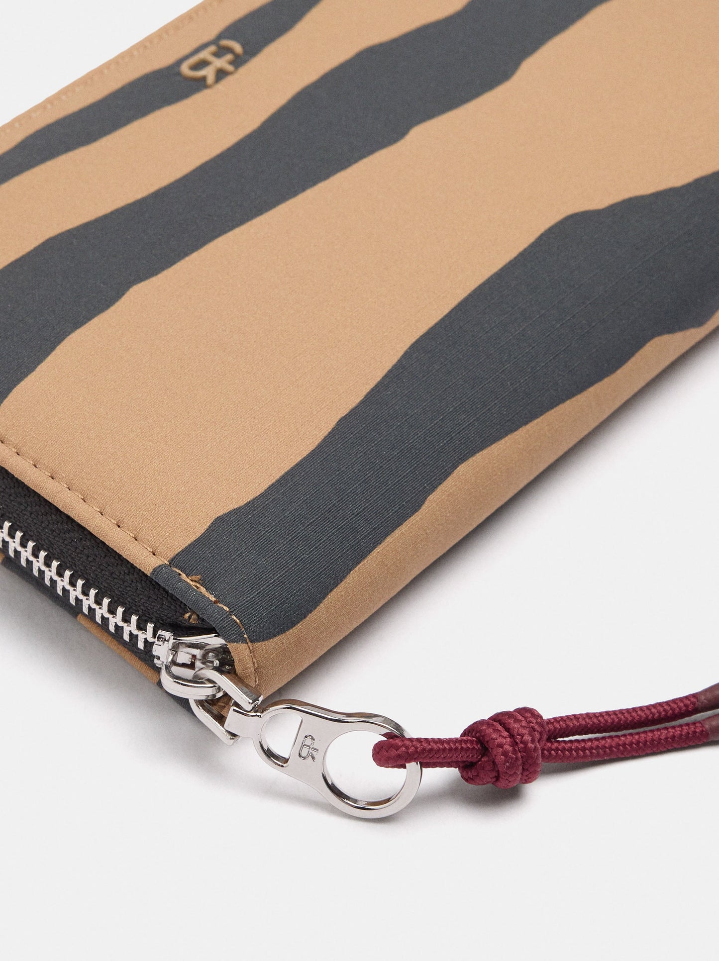 Nylon Wallet With Animal Print